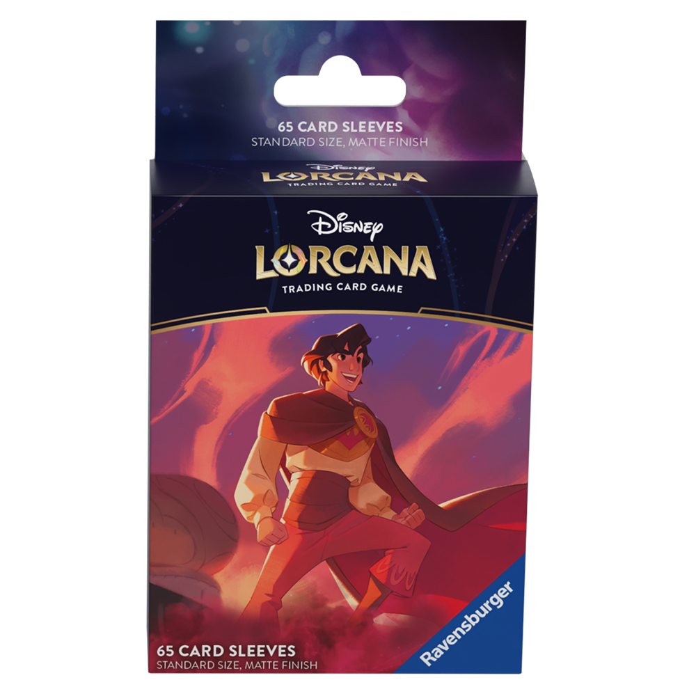 Disney Lorcana Aladdin - 65 Card Sleeves Standard Size Matte Finish