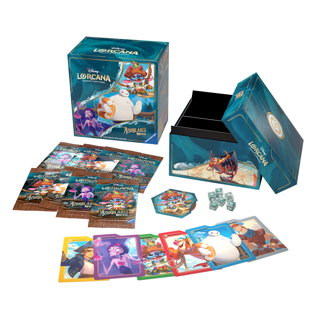 [Nur Abholung möglich] Disney Lorcana - Azurite Sea - Illumineers Trove Box (englisch)