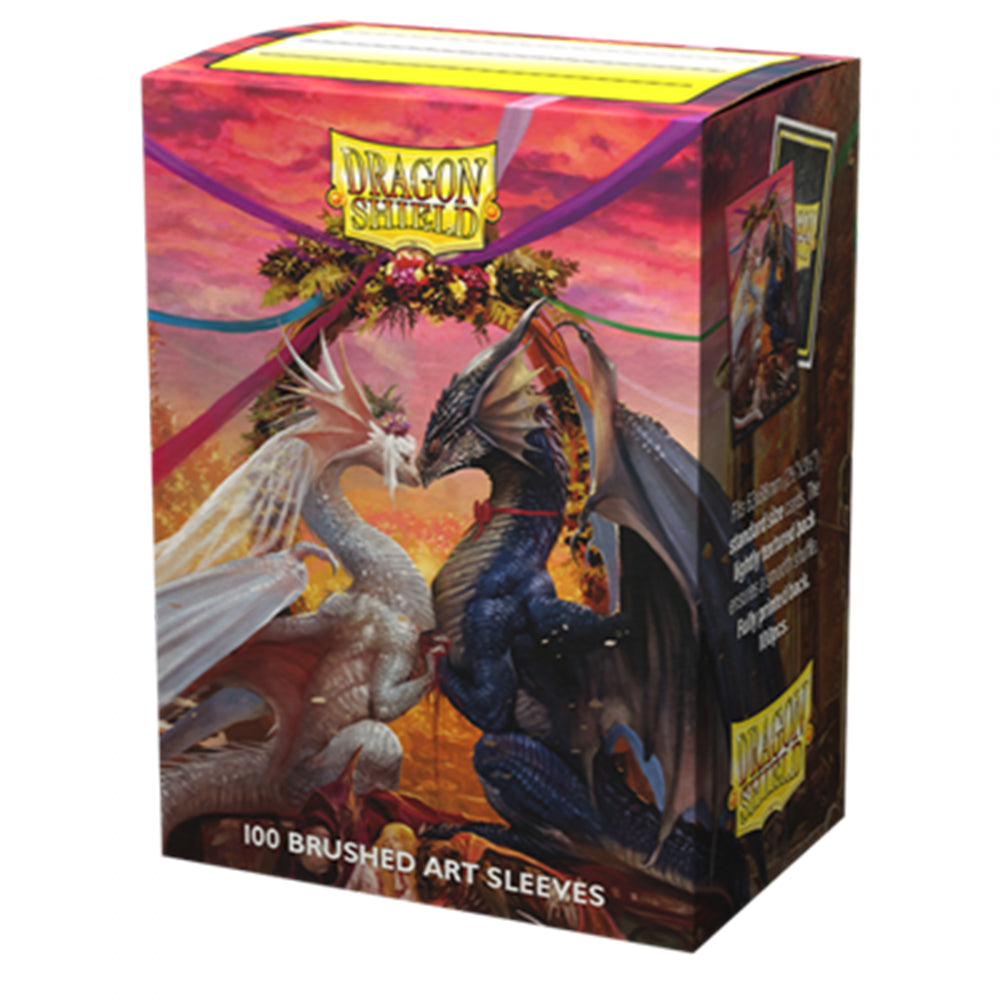 Dragon Shield Kartenhüllen Standardgröße (100)  Brushed Art Sleeves - Valentine Dragon 2023