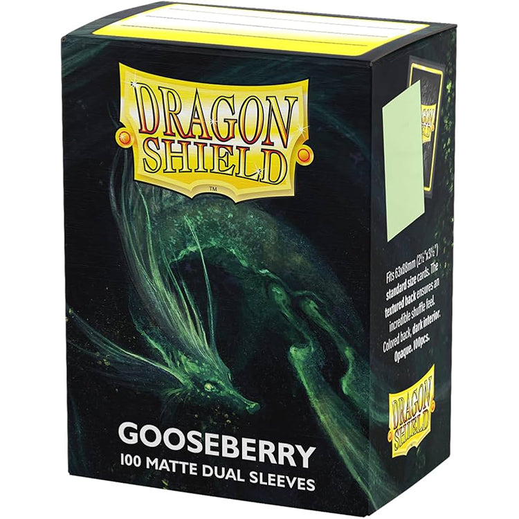 Dragon Shield Kartenhüllen Standardgröße (100) Gooseberry Matte Dual Sleeves