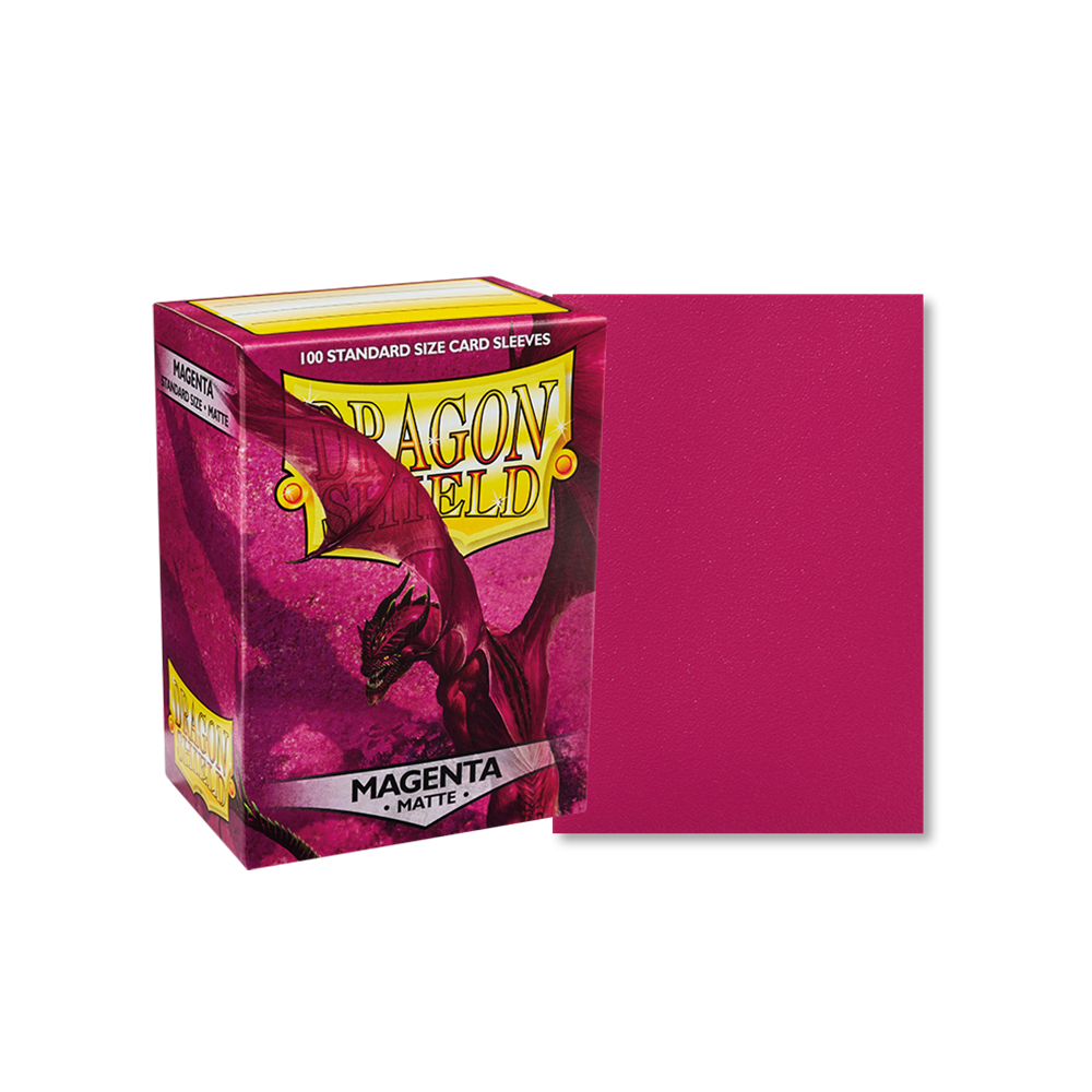 Dragon Shield Kartenhüllen Standardgröße (100) Matte Magenta