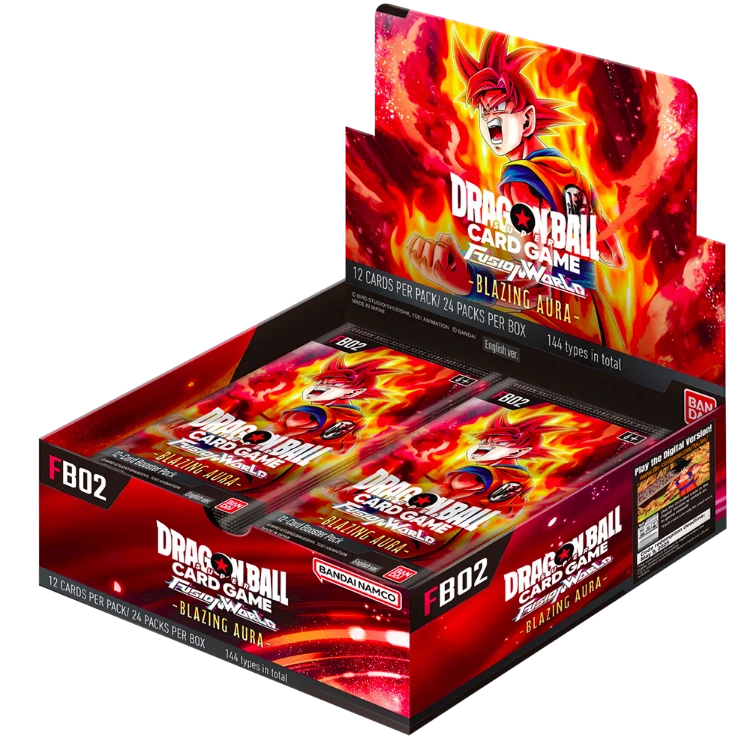 Dragon Ball Fusion World FB02 - Blazing Aura Booster Display (englisch)
