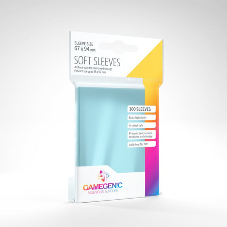 [Nur Abholung] GameGenic Soft Sleeves - Clear (100)
