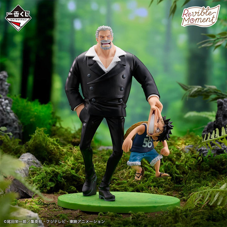 Garp Luffy Revible Moment ichiban kuji  16cm Figur One Piece Bandai