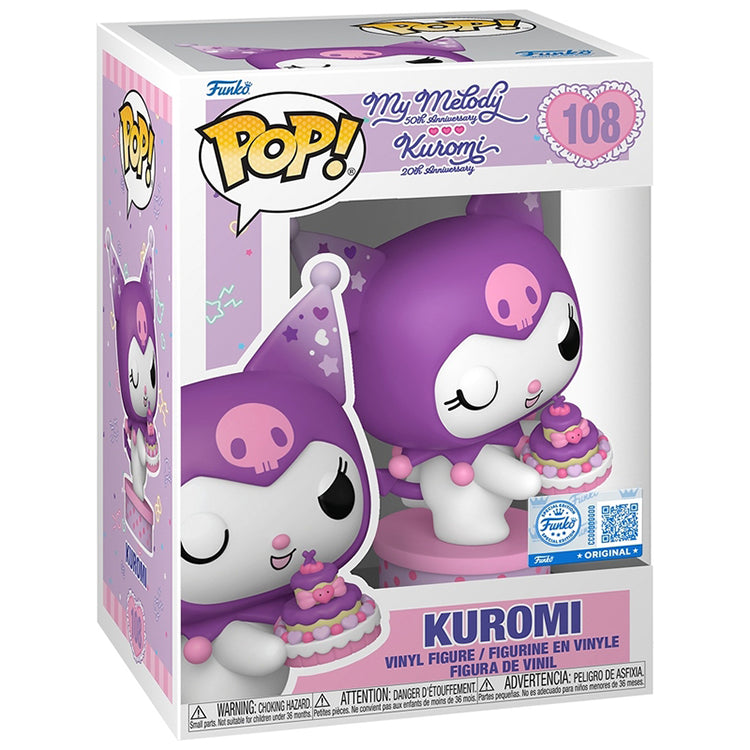 Kuromi Funko POP! 108 My Melody 50th Kuromi 20th Anniversary
