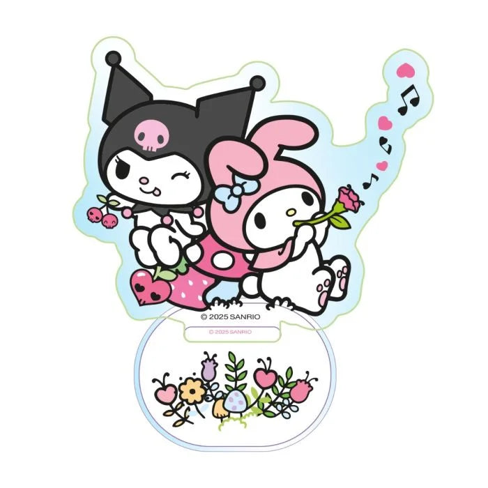 Sakami Kuromi & My Melody Holograpic Acrylic Standee - 8x6cm
