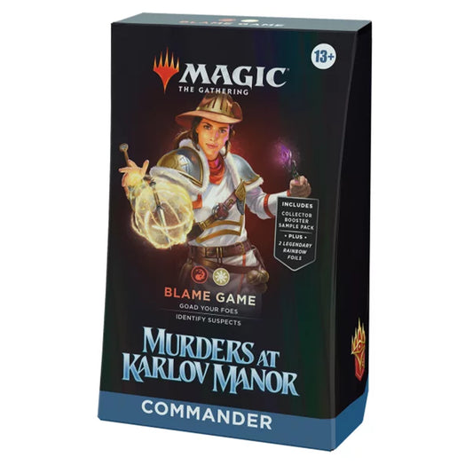 [Nur Abholung möglich] Murders at Karlov Manor Commander Deck - Blame Game (englisch)