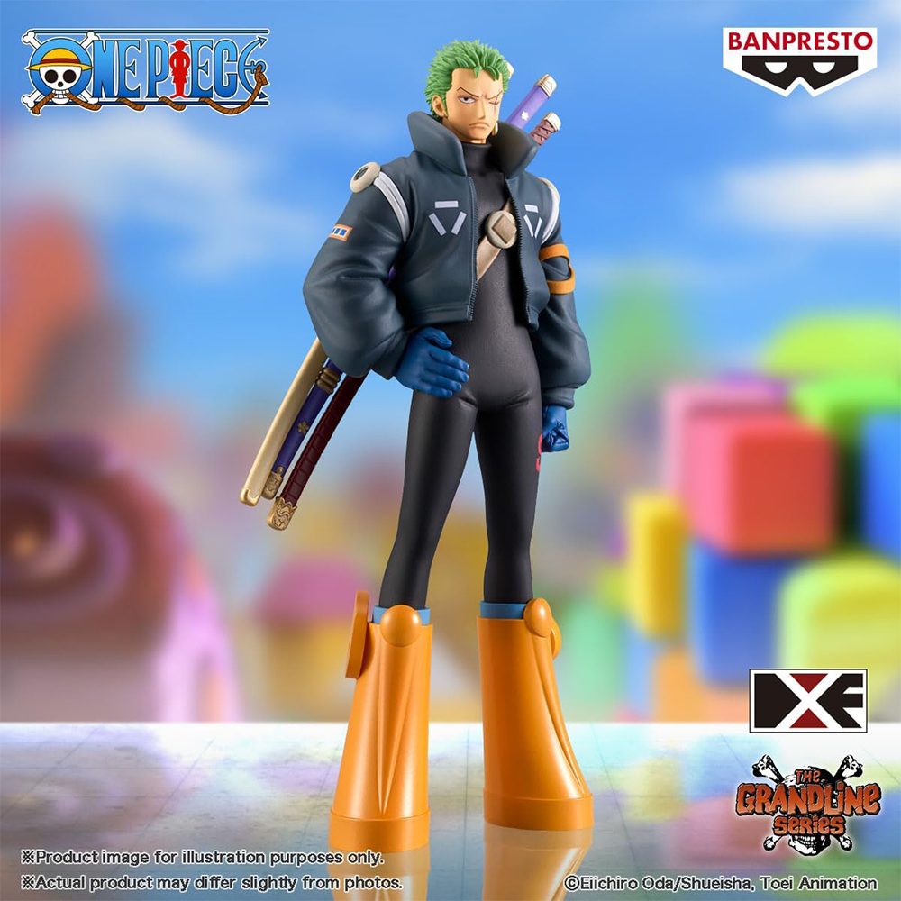 ONE PIECE - Roronoa Zoro - DXF Egghead Figur Banpresto 17cm