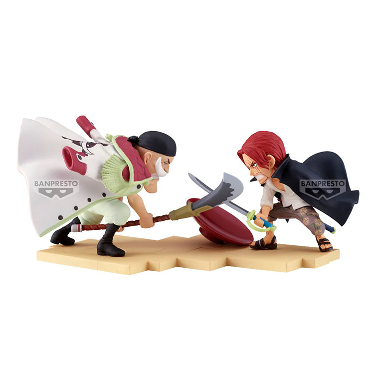 One Piece - Edward Newgate (Whitebeard) vs. Shanks WCF Log Stories Banpresto 13cm