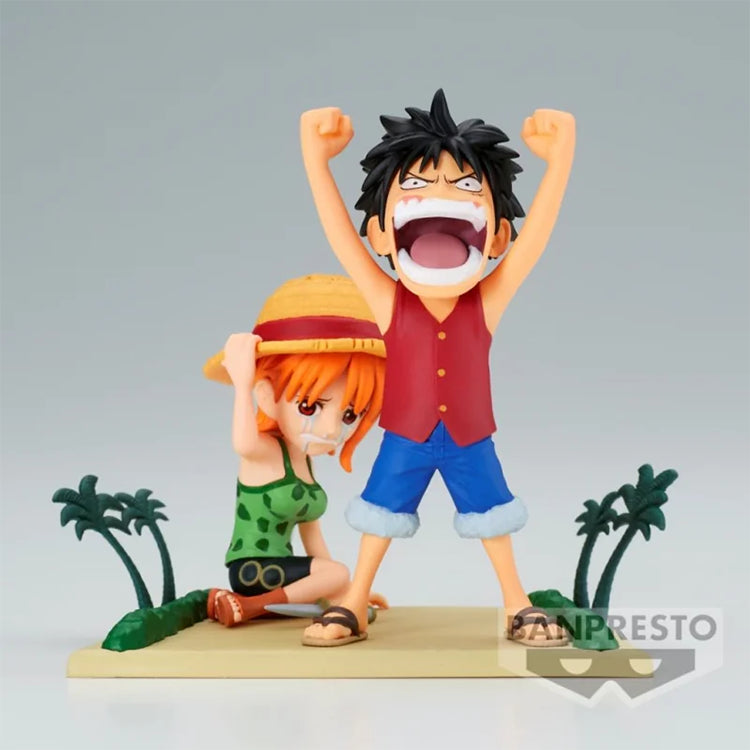 One Piece - Luffy and Nami WCF Log Stories Banpresto 7cm