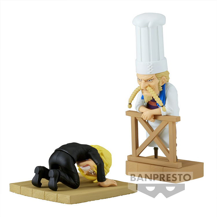 One Piece - Sanji And Zeff WCF Log Stories Banpresto 8cm