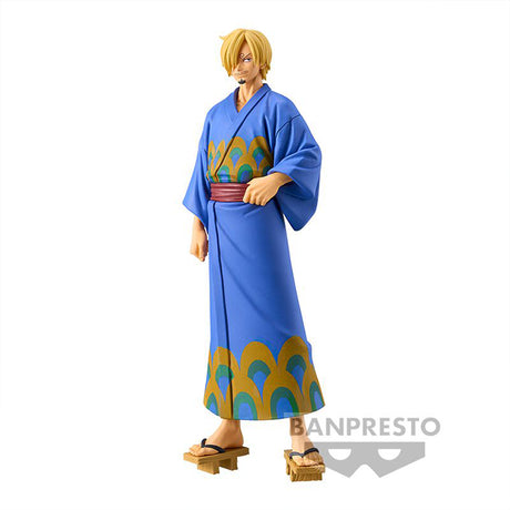 One Piece - Sanji Vinsmoke - Wanokuni (Yukata Version) - DXF -The Grandline Series  Figur Banpresto 17cm 4