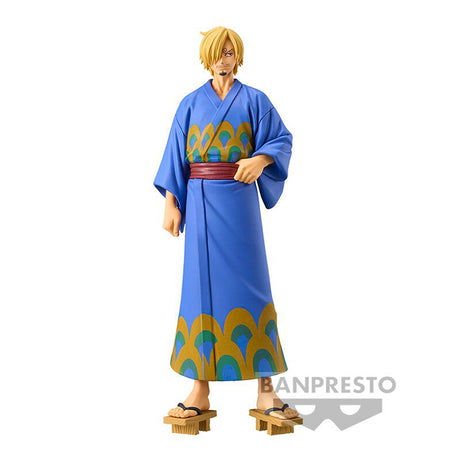 One Piece - Sanji Vinsmoke - Wanokuni (Yukata Version) - DXF -The Grandline Series  Figur Banpresto 17cm 3