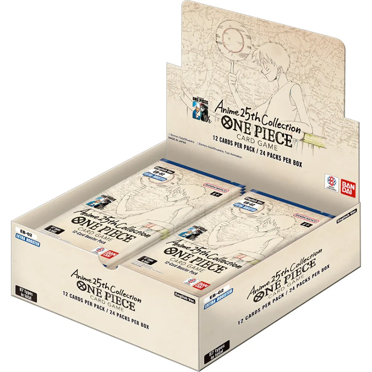 One Piece EB02 Anime 25th Collection - Booster Pack Display (englisch)