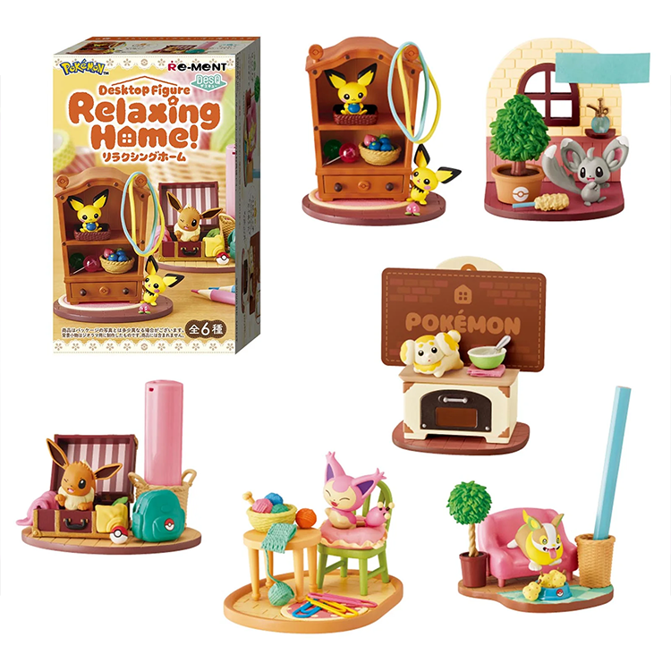 Pokémon DesQ Relaxing Home! -  Rement Blindbox