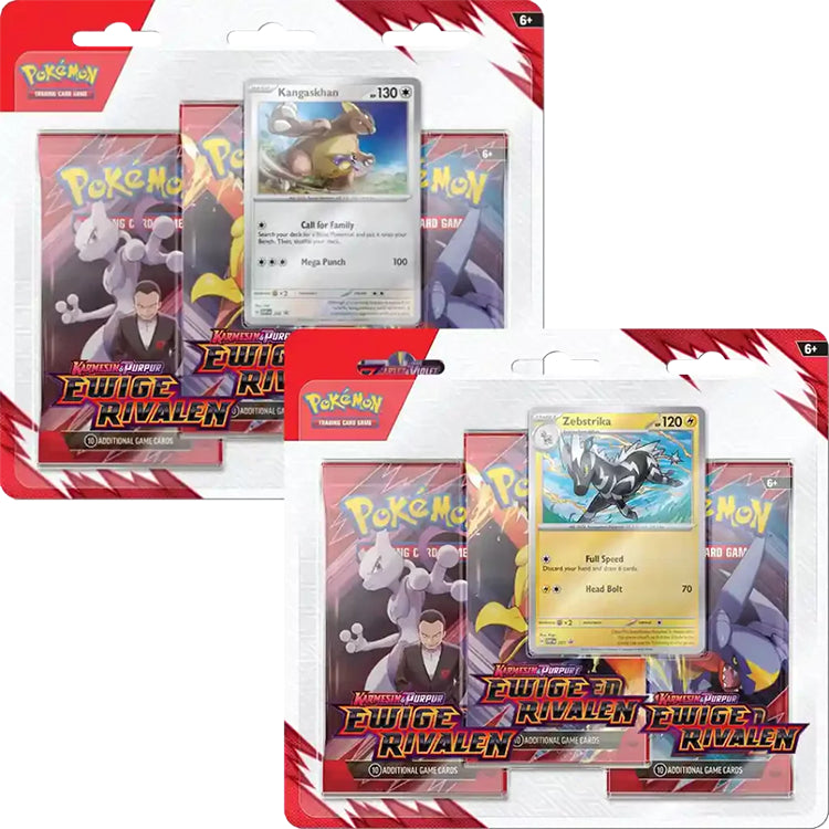 Pokémon Karmesin & Purpur Ewige Rivalen 3-Pack Blister (Deutsch) (Zufällig)