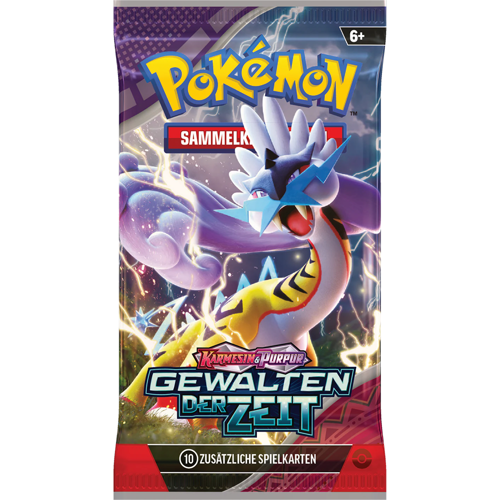 Pokémon Karmesin & Purpur Gewalten der Zeit Booster Pack (deutsch)