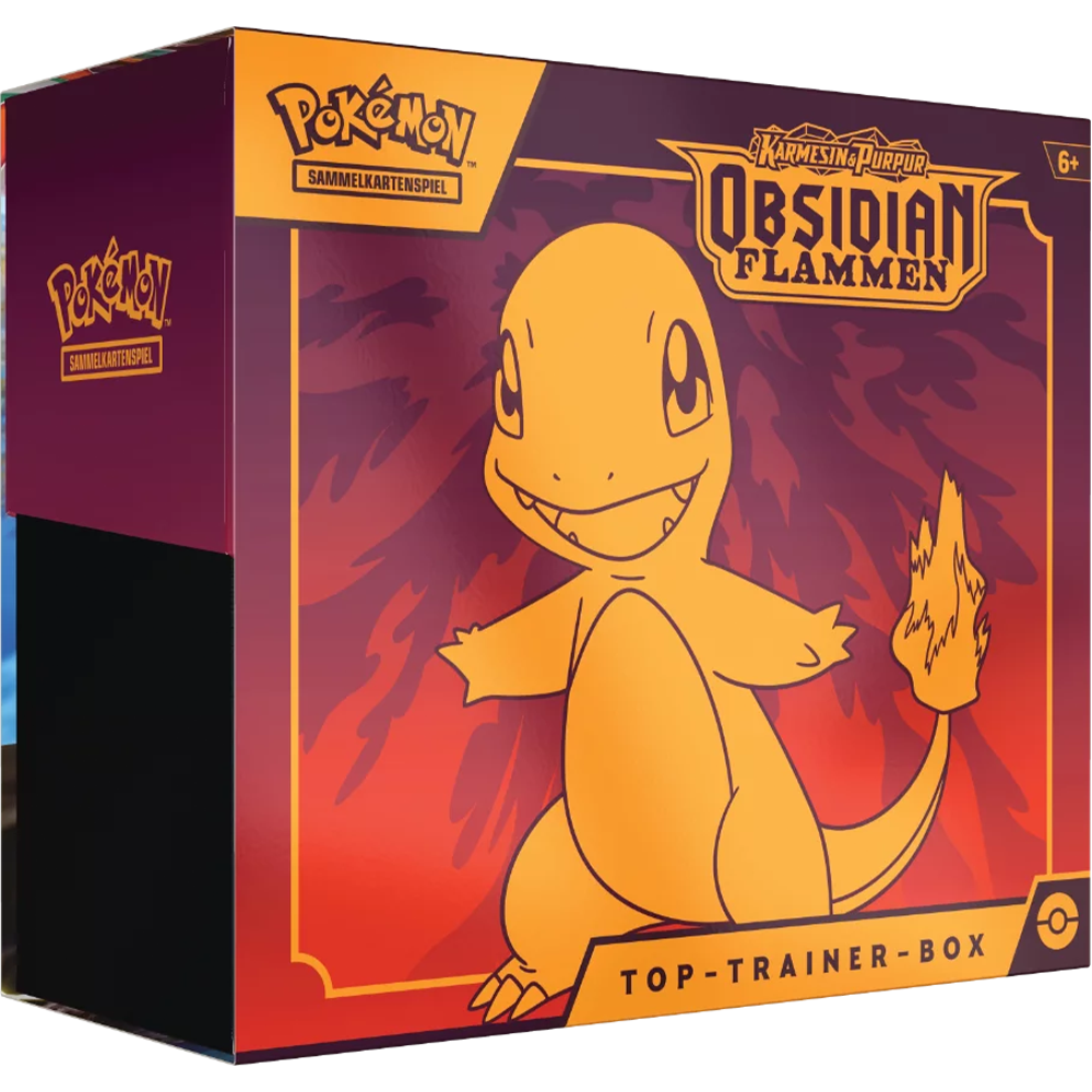 Pokémon Karmesin & Purpur Obsidian Flammen Top Trainer Box (deutsch)