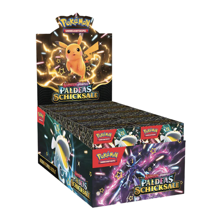 Pokémon Karmesin & Purpur Paldeas Schicksale Boosterbundle Display (deutsch)