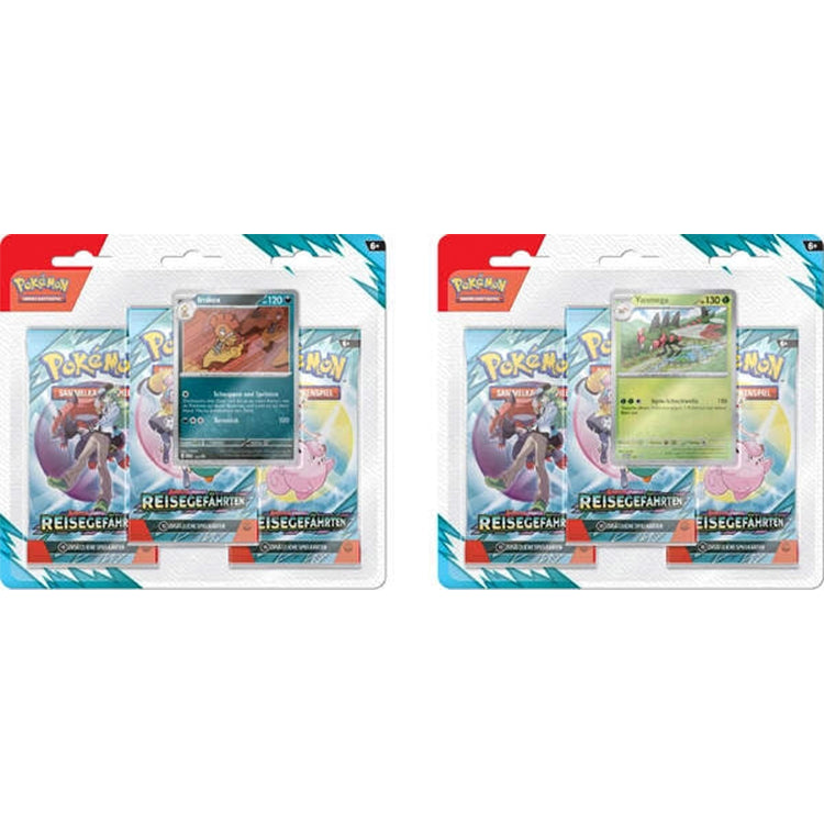 [Nur Abholung möglich] Pokémon Karmesin & Purpur Reisegefährten 3-Pack Blister (deutsch) (zufällig)