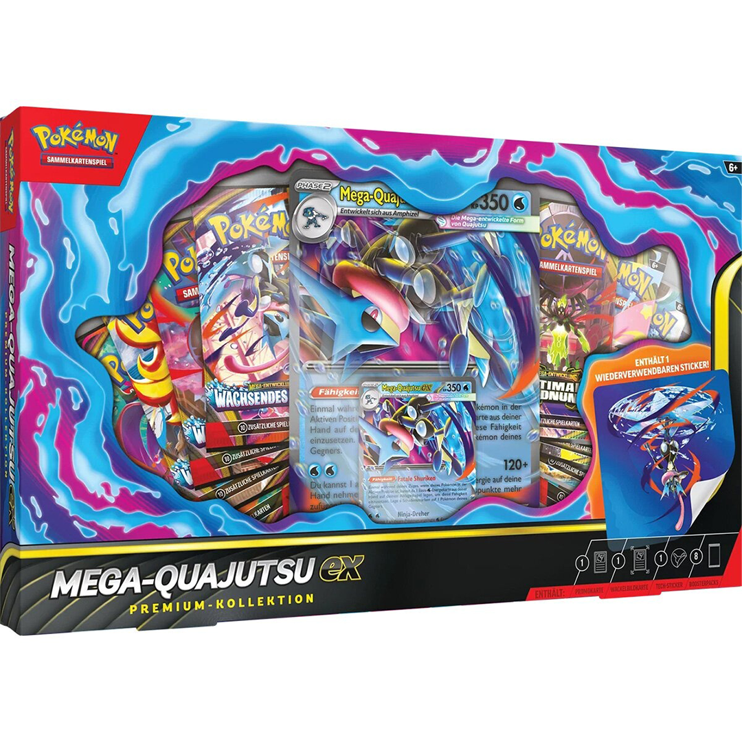 Pokémon Mega-Quajutsu ex Premium-Kollektion (Deutsch)