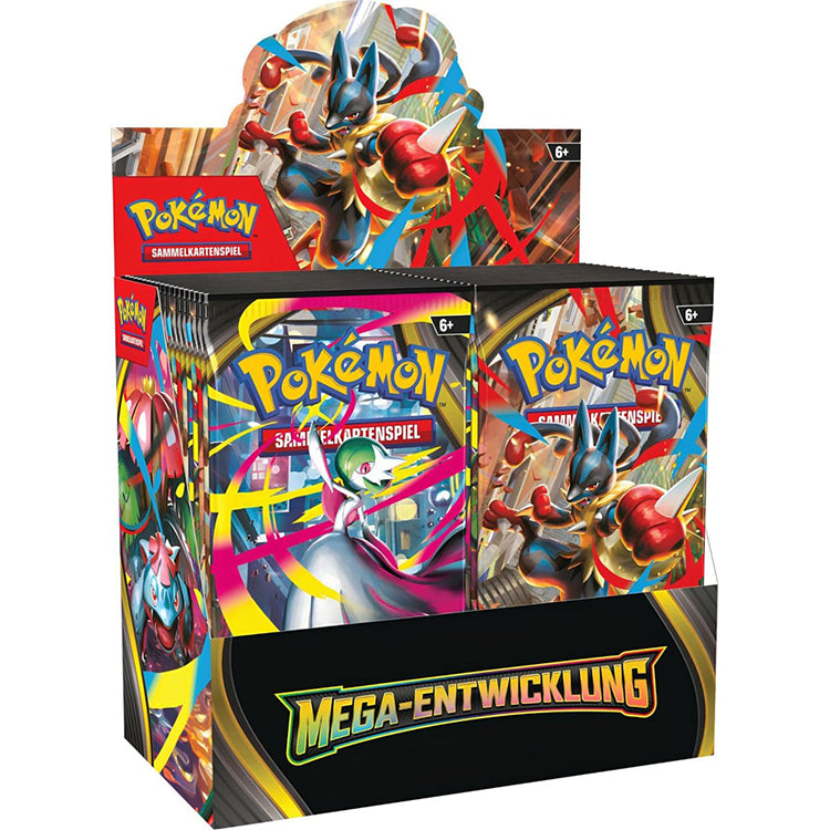 Pokémon Mega Entwicklung Booster Display (deutsch)