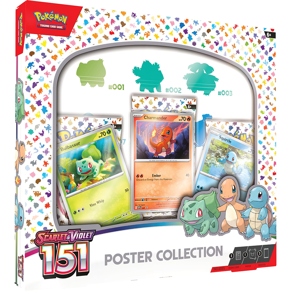 [X-MAS-Sale] Pokémon Scarlet & Violet - Pokémon 151 - Poster Collection (englisch)