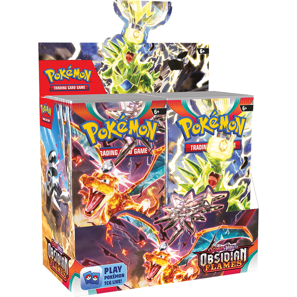 Pokémon Scarlet & Violet Obsidian Flames Booster Display (englisch)