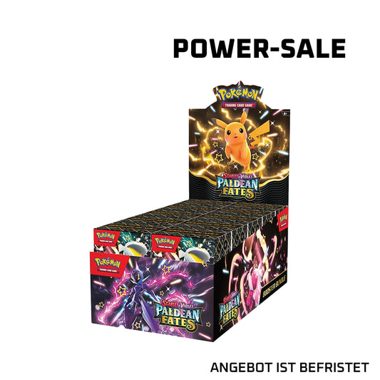 [Nur Abholung möglich] [Power-Sale] Pokémon Scarlet & Violet Paldean Fates Booster Bundle Display (englisch)