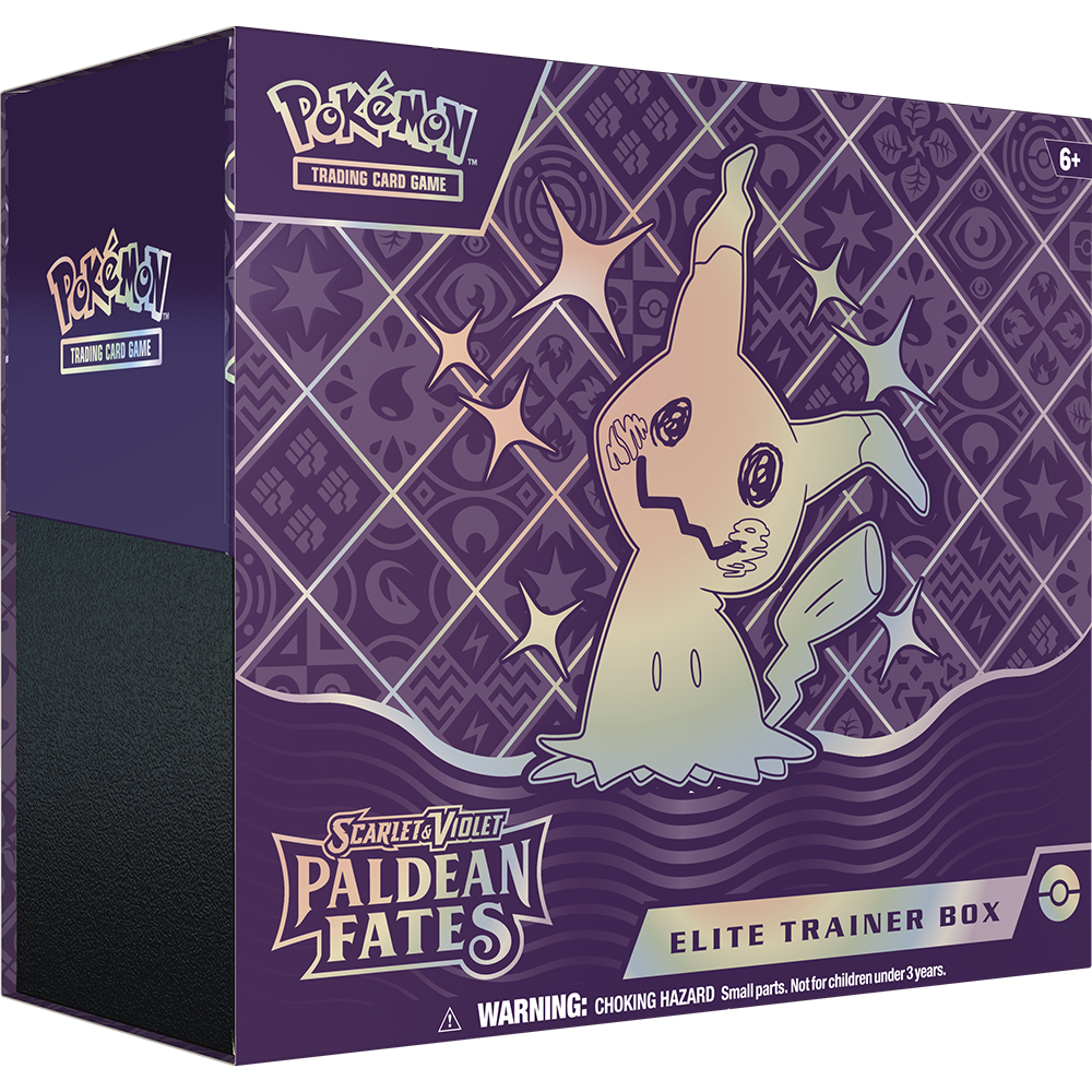 Pokémon Scarlet & Violet Paldean Fates Elite Trainer Box (englisch)