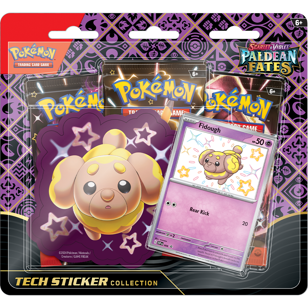 Pokémon Scarlet & Violet Paldean Fates Tech Sticker Collection (englisch) (zufällig)