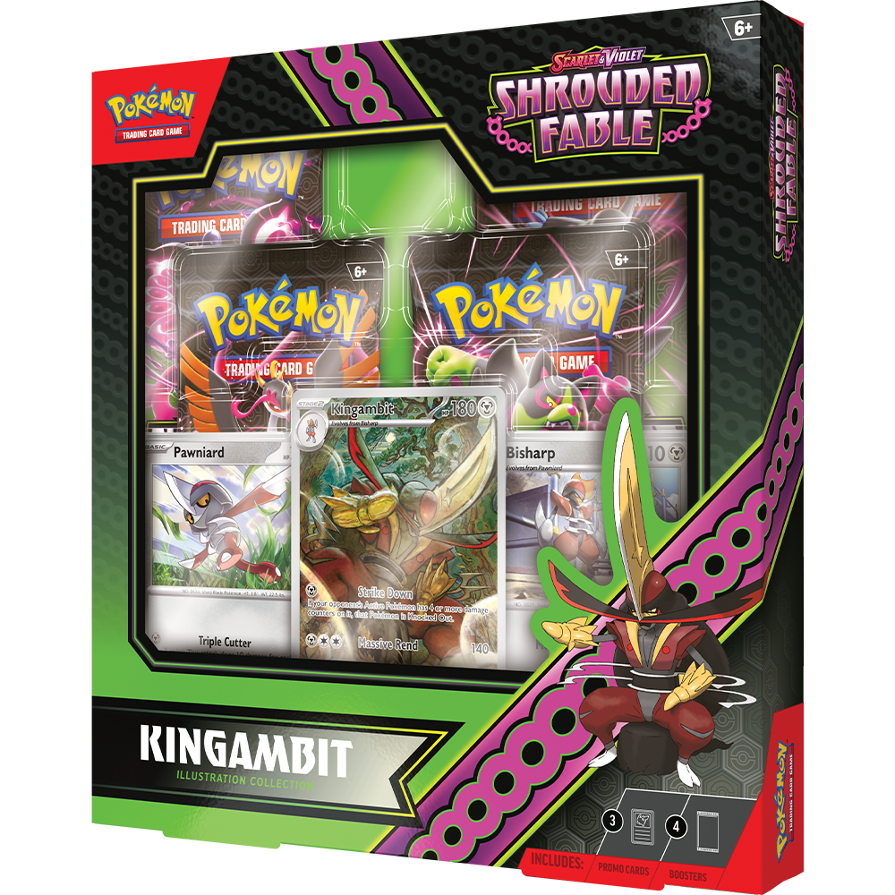 Pokémon Scarlet & Violet Shrouded Fable Illustration Collection Kingambit (englisch)