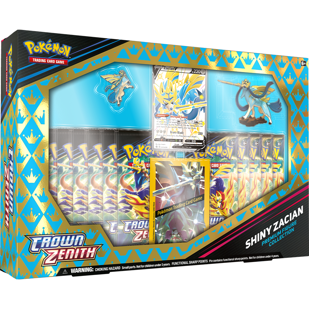 Pokémon Sword & Shield Crown Zenith Premium Figure Collection Zacian (englisch)