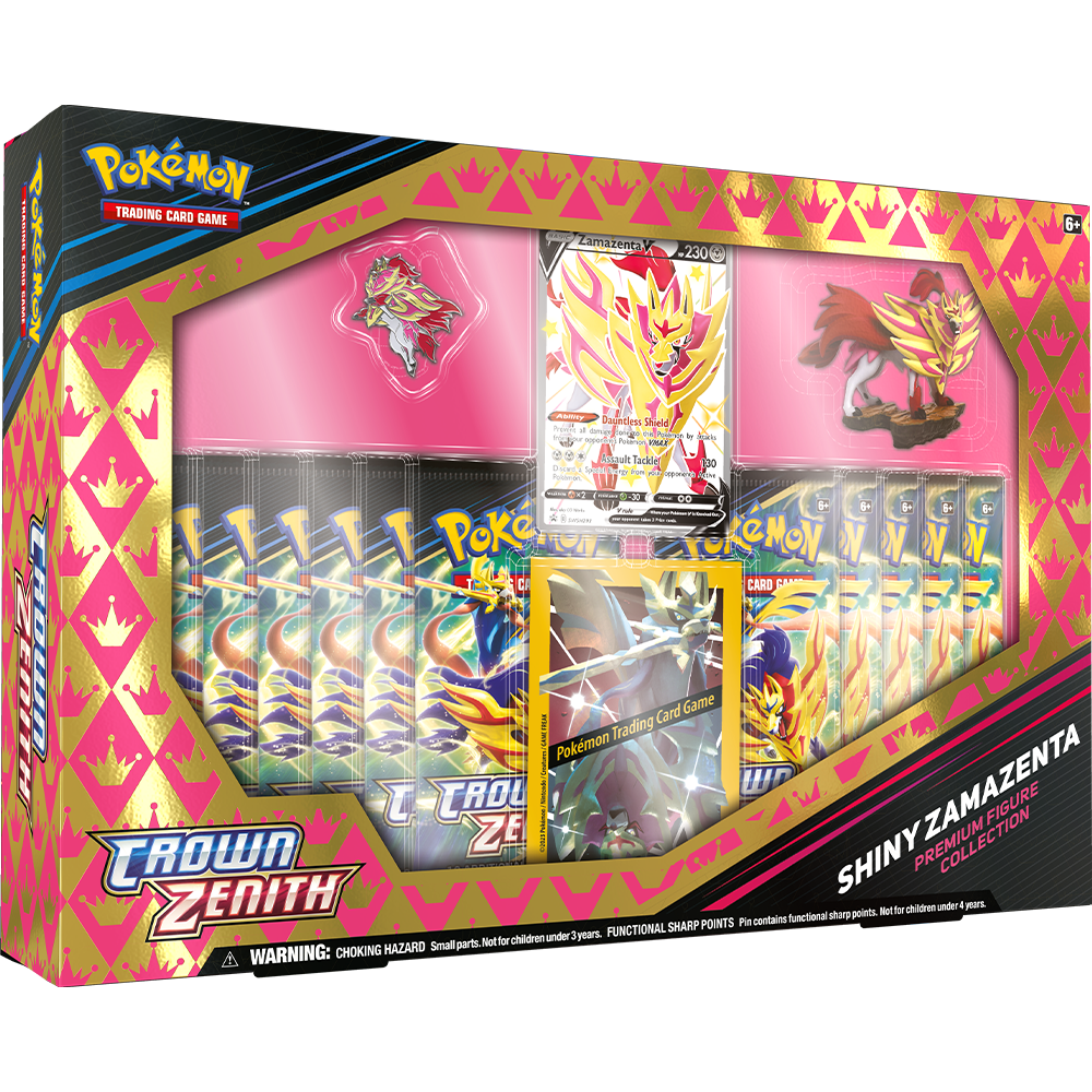 Pokémon Sword & Shield Crown Zenith Premium Figure Collection Zamazenta (englisch)