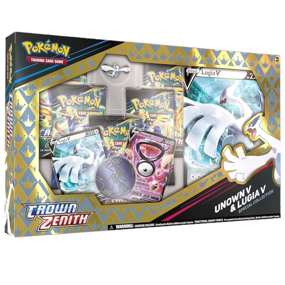 Pokémon Sword & Shield Crown Zenith Unown V & Lugia V Special Collection (englisch)