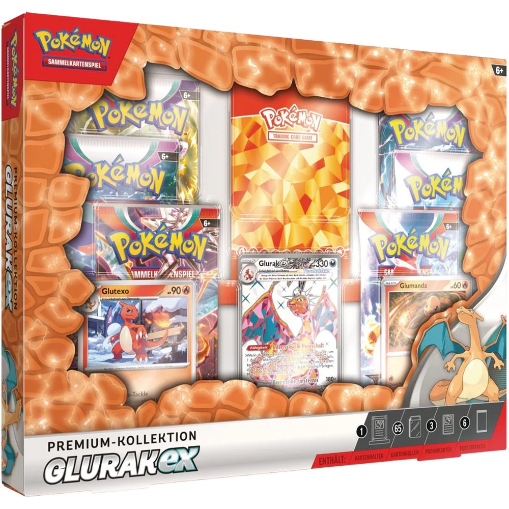 [Nur Abholung möglich] Pokémon TCG Glurak EX Premium Kollektion (deutsch)