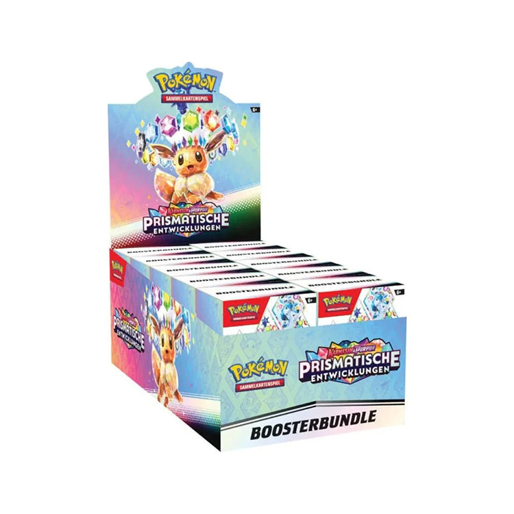 Pokemon Karmesin & Purpur Prismatische Entwicklungen Boosterbundel Display (deutsch)