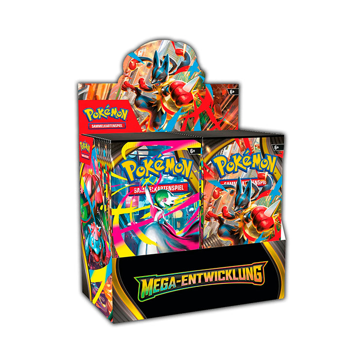 [LIEFERBAR AB DEM 14.11.2025] Pokémon Mega Entwicklungen Booster Display (deutsch)