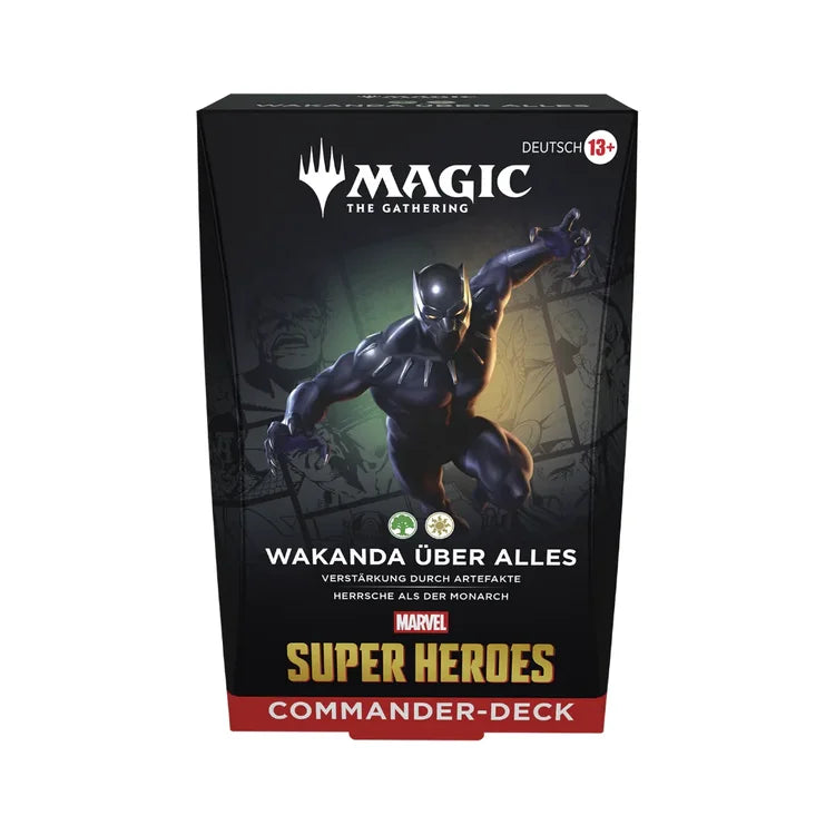 MTG - Marvel Super Heroes - Commander-Deck: Wakanda über alles (deutsch)