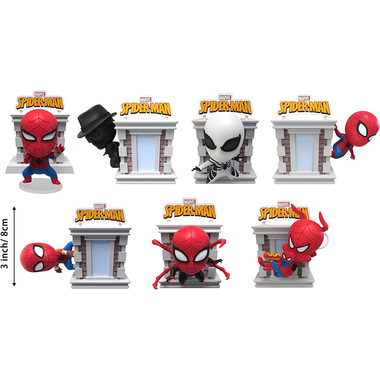 Spider-Man Hero Box Tower Series Mini Figur 8cm - YuMe (Blind Box)