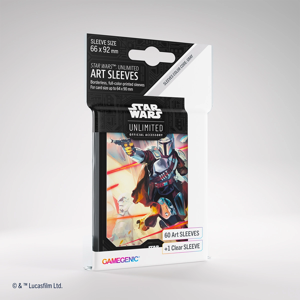 [Nur Abholung möglich] Star Wars Unlimited Art Sleeves - Mandalorian (60)
