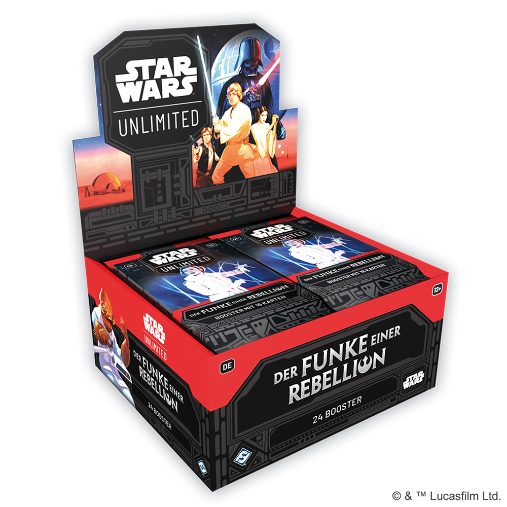 Star Wars Unlimited – Der Funke einer Rebellion – Booster Display (deutsch)