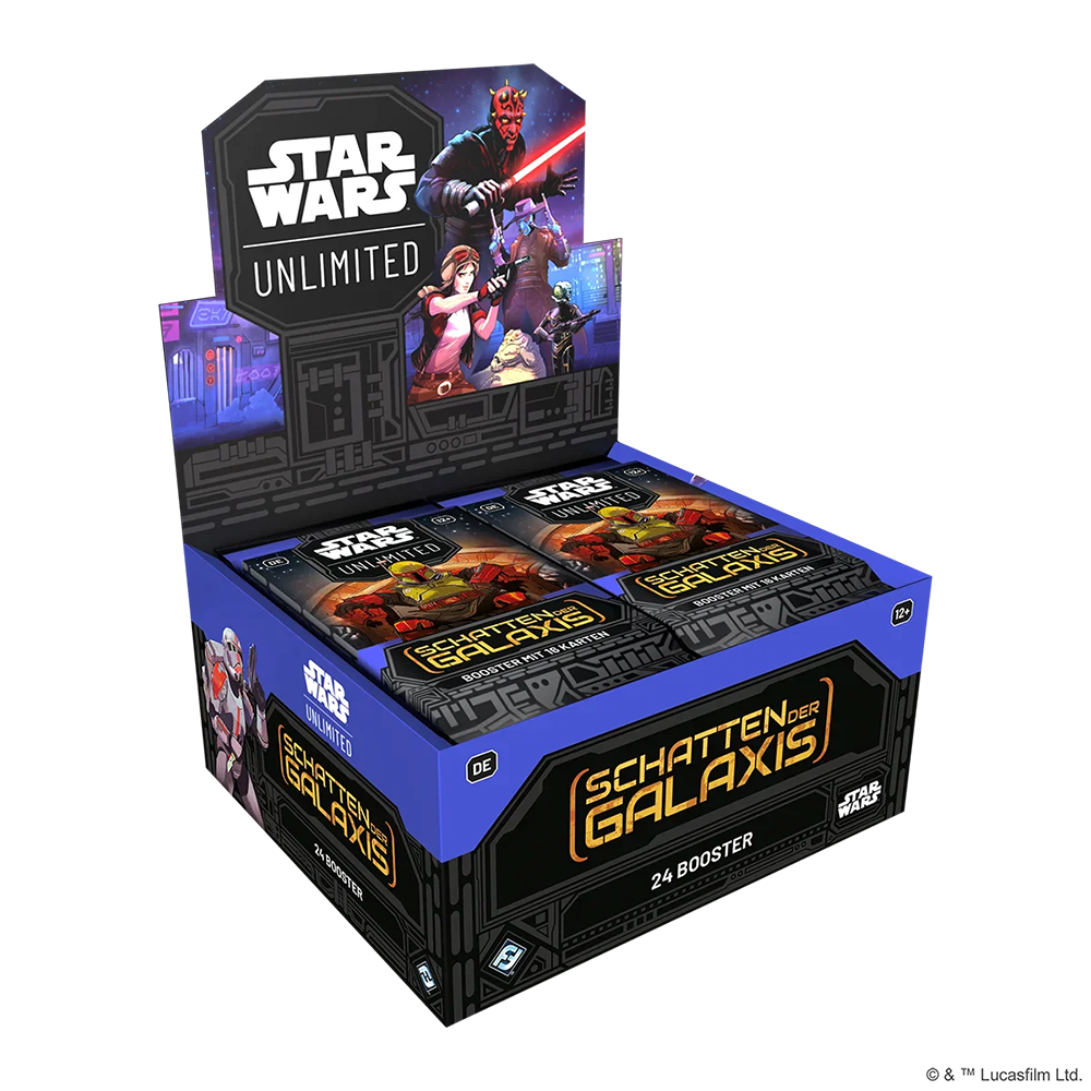 Star Wars Unlimited – Schatten der Galaxis – Booster Display (deutsch)