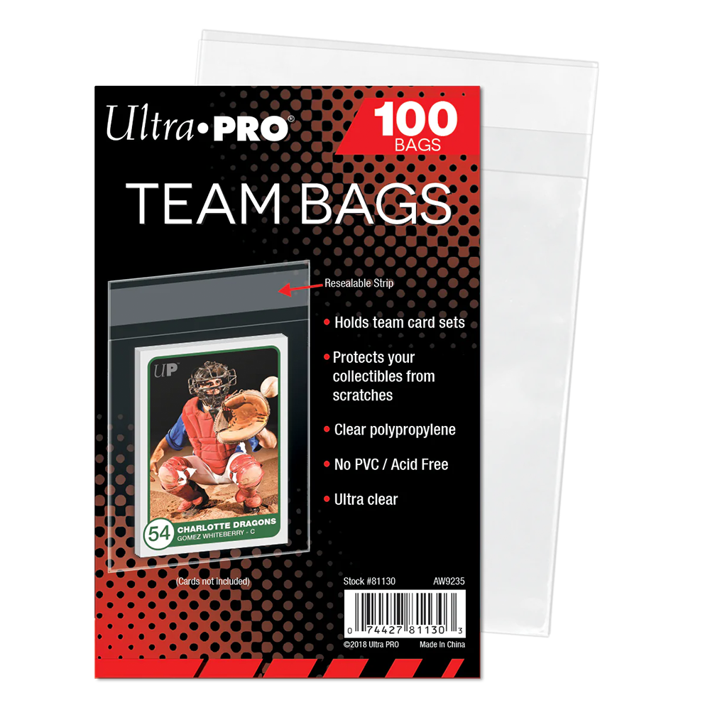 Ultra Pro - Team Bags Resealable (100 Sleeves)