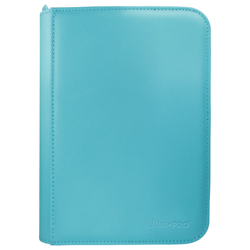 Vivid 4-Pocket Zippered PRO-Binder Light Blue