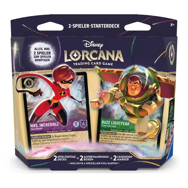 Disney Lorcana TCG: Unbekannte Wildnis - Zwei-Spieler-Starterdeck (deutsch)
