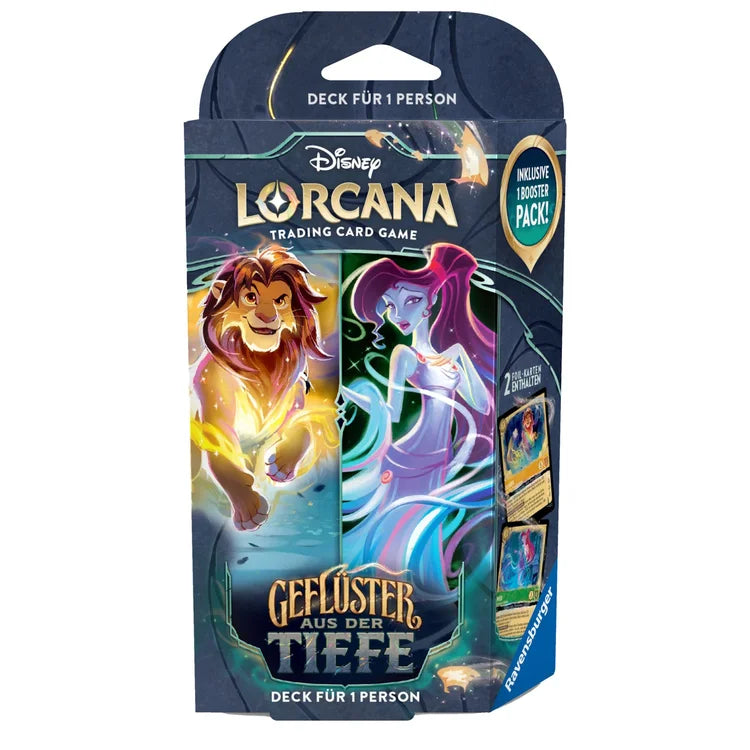 Disney Lorcana TCG: Geflüster aus der Tiefe - Deck Bernstein und Smaragd (deutsch)