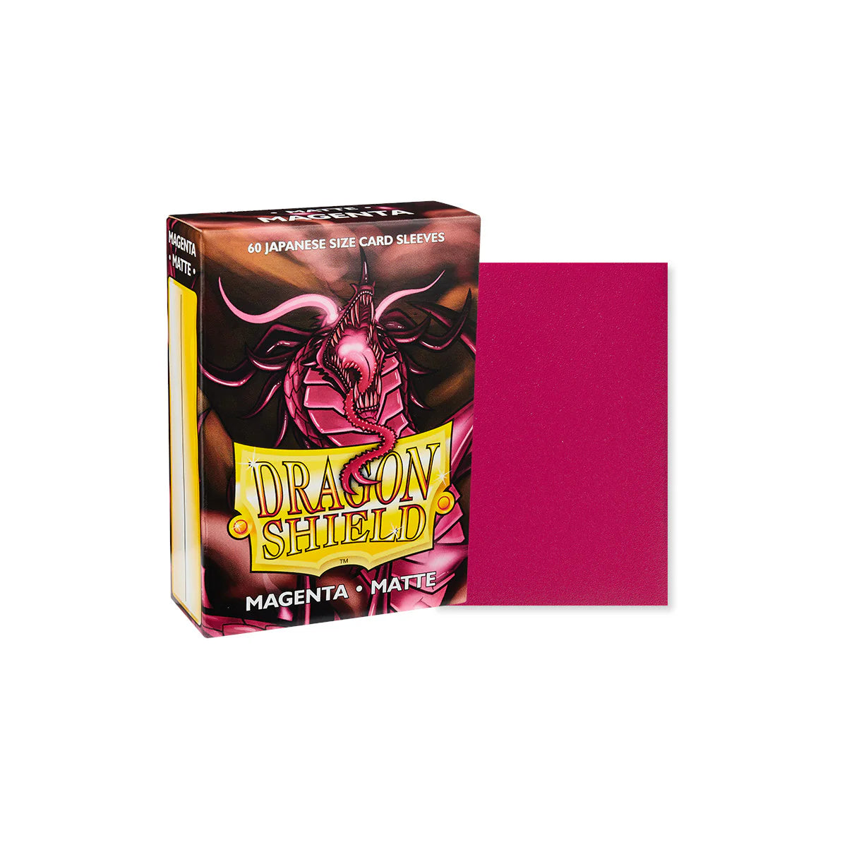[Nur Abholung möglich] Dragon Shield Kartenhüllen Japanese Size (60) Magenta Matte