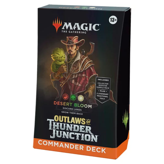 [Nur Abholung möglich] Outlaws of Thunder Junction Commander Deck - Desert Bloom (englisch)