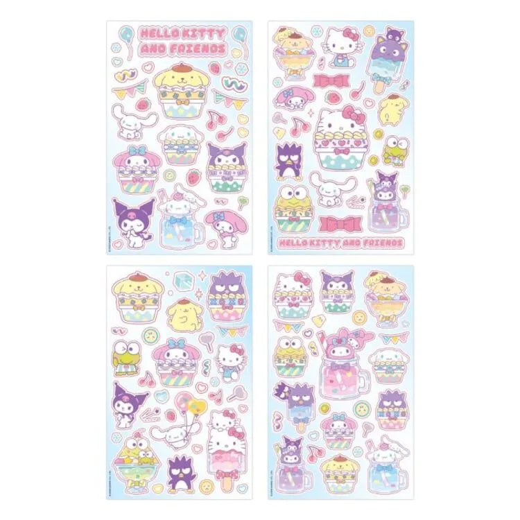 Hello Kitty & Friends Cupcakes Sticker Set